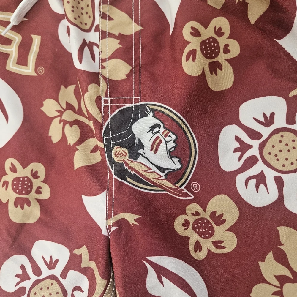 Wes and Willy Florida State Seminoles Swim Shorts Trunks Mens Med